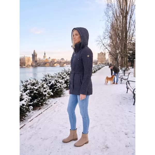  Ženska zimska jakna KIXMI KAITLYN TEMNO MODRA 