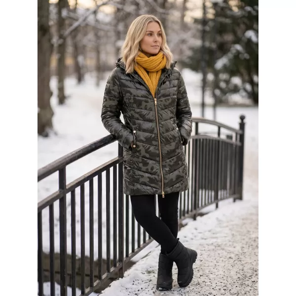  Plašč SAM 73 ALISHA WB 806 TEMNO ZELENA 