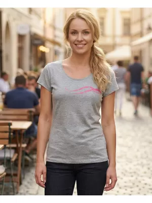 Dámské triko ALTISPORT CARRYOVER ALW001F61 ŠEDORŮŽOVÁ