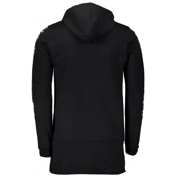  Moški podaljšan pulover KIXMI KENNY ČRNA 