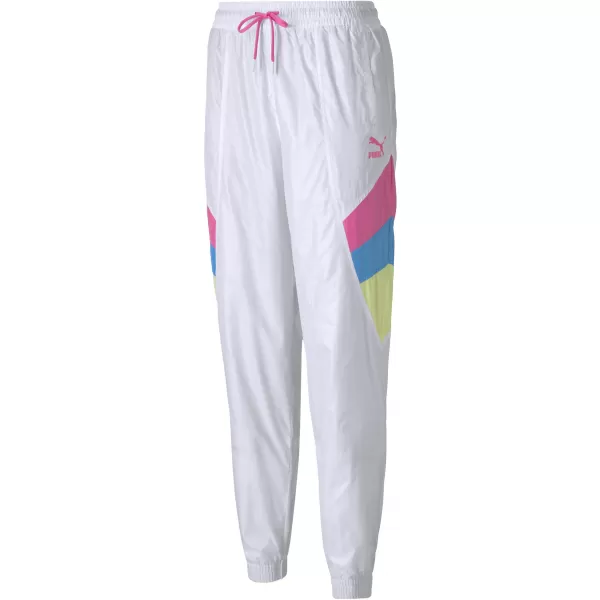  Ženske hlače PUMA TFS TRACK PANT WOVEN BELA 