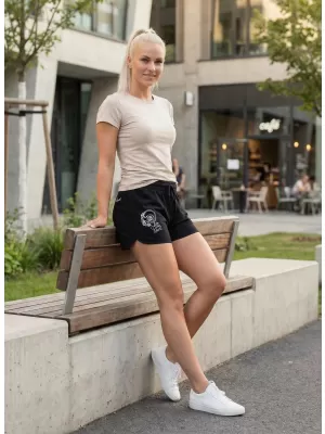 Ženske kratke hlače ALTISPORT KAKOSA ČRNA