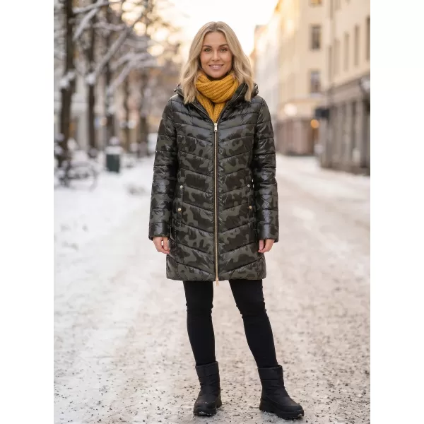  Plašč SAM 73 ALISHA WB 806 TEMNO ZELENA 