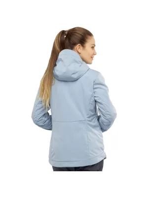 Ženska zimska jakna SALOMON SNOW REBEL JKT W LC1383200 KENTUCKY BLUE/HEATHER