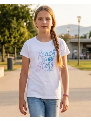 Dekliška majica SAM 73 BIDANO KTSS291 BELA