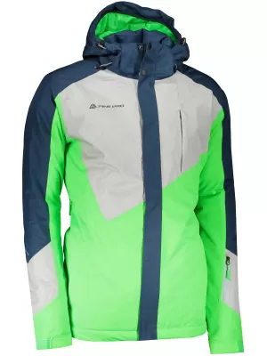 Moška smučarska jakna ALPINE PRO SARDAR 4 MJCS450 ZELENO