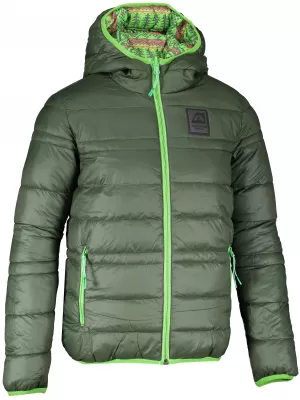 Otroška dvojna jakna ALPINE PRO IDIKO KJCS182 ZELENO