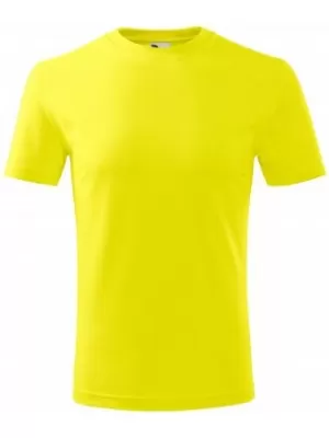 Otroška majica s kratkimi rokavi MALFINI CLASSIC NEW 135 LIMONA