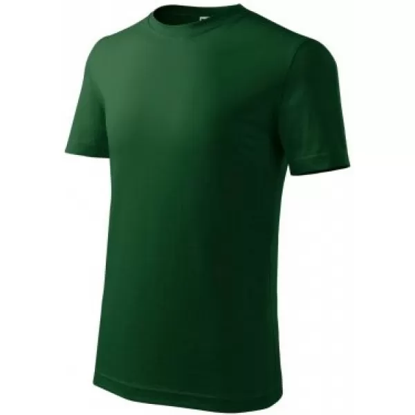 Otroška majica s kratkimi rokavi MALFINI CLASSIC NEW 135 STEKLENICA ZELENA 