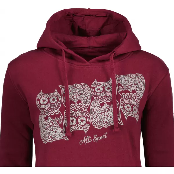 Ženski pulover ALTISPORT ALW005JN795 BORDO 