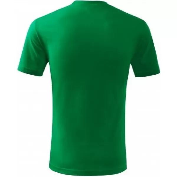  Otroška majica s kratkimi rokavi MALFINI CLASSIC NEW 135 SREDNJE ZELENA 