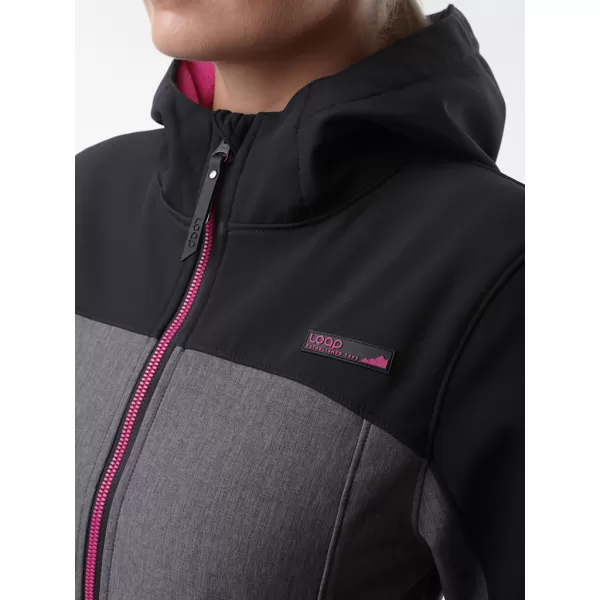  Ženski softshell plašč LOAP LYANA SFW2018 ČRNA 