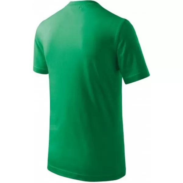  Otroška majica s kratkimi rokavi MALFINI BASIC 138 SREDNJE ZELENA 