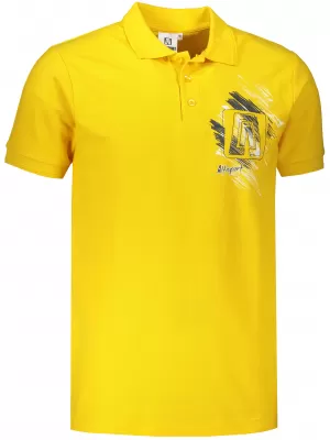 Moška majica s kratkimi rokavi ALTISPORT ALM032203 RUMENA