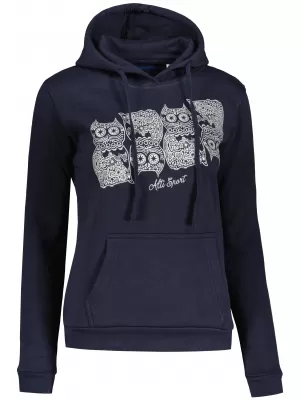 Ženski pulover ALTISPORT ALW005JN795 MORNARSKO MODRA