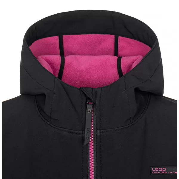  Ženski softshell plašč LOAP LYANA SFW2018 ČRNA 
