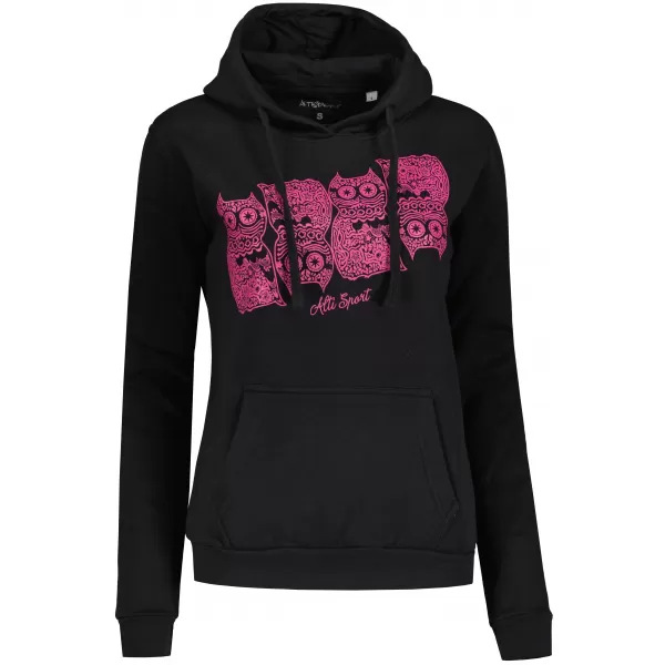  Ženski pulover ALTISPORT ALW005JN795 ČRNO ROZA 