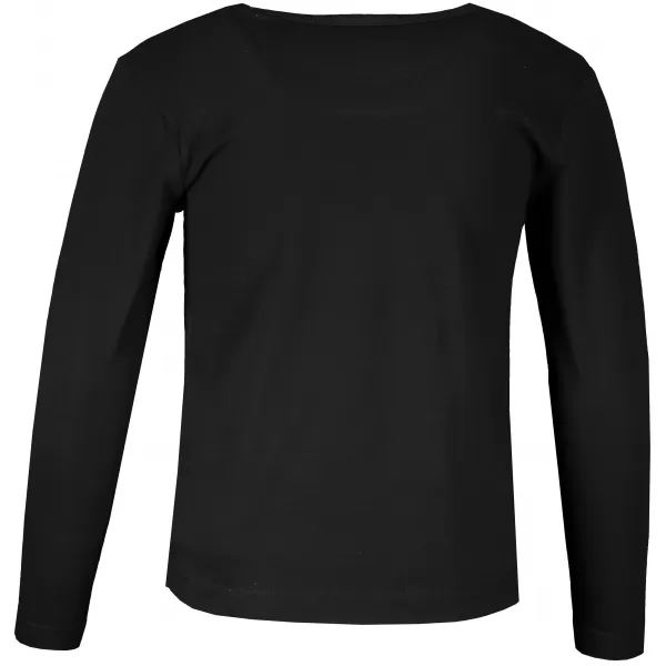  Dekliška majica s kratkimi rokavi ALTISPORT ALK011121 ČRNA 