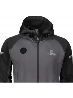 Moški športni pulover ALTISPORT PIUMAN TEMNO SIVA