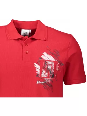 Moška majica s kratkimi rokavi ALTISPORT ALM032203 RDEČA