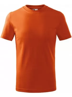 Otroška majica s kratkimi rokavi MALFINI BASIC 138 ORANŽNA