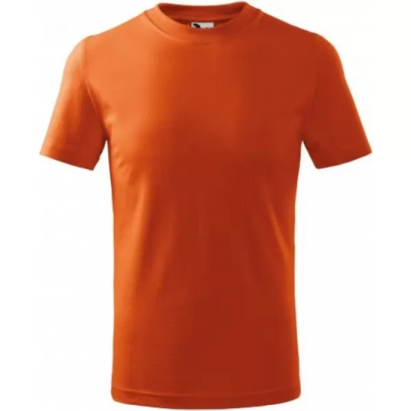  Otroška majica s kratkimi rokavi MALFINI BASIC 138 ORANŽNA 