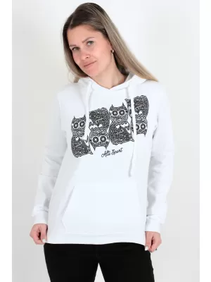 Ženski pulover ALTISPORT ALW005JN795 BELA