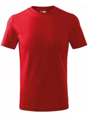 Otroška majica s kratkimi rokavi MALFINI BASIC 138 RDEČA