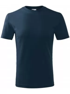Otroška majica s kratkimi rokavi MALFINI CLASSIC NEW 135 MORNARSKO MODRA