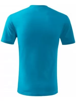 Otroška majica s kratkimi rokavi MALFINI CLASSIC NEW 135 TURKIZNA