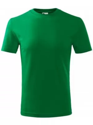 Otroška majica s kratkimi rokavi MALFINI CLASSIC NEW 135 SREDNJE ZELENA