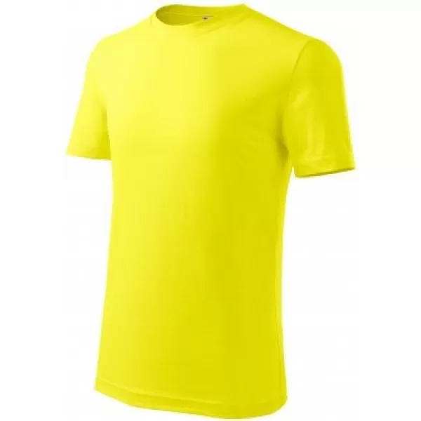  Otroška majica s kratkimi rokavi MALFINI CLASSIC NEW 135 LIMONA 