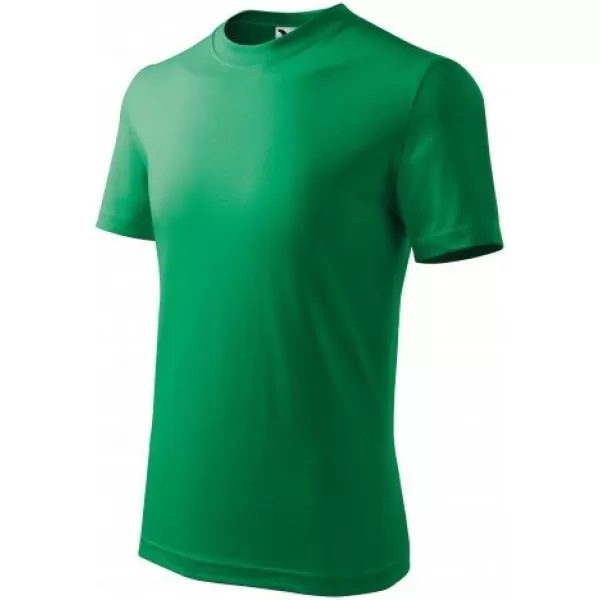  Otroška majica s kratkimi rokavi MALFINI BASIC 138 SREDNJE ZELENA 