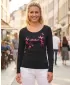 Ženska majica s kratkimi rokavi ALTISPORT ALW011169 MORNARSKO/ROZA