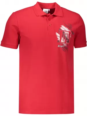 Moška majica s kratkimi rokavi ALTISPORT ALM032203 RDEČA