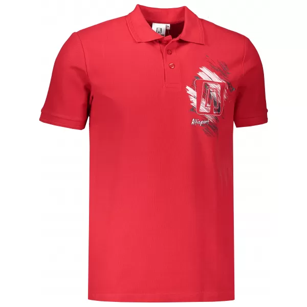  Moška majica s kratkimi rokavi ALTISPORT ALM032203 RDEČA 