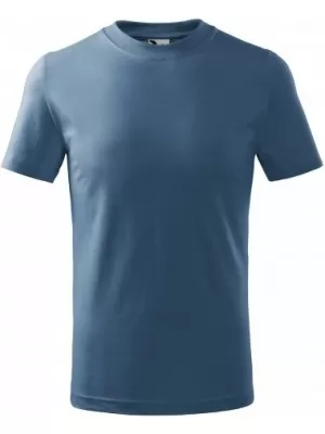 Otroška majica s kratkimi rokavi MALFINI BASIC 138 DENIM