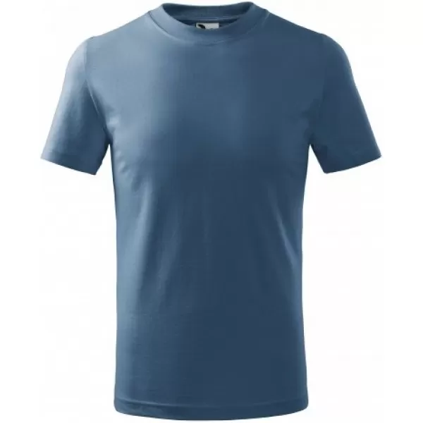  Otroška majica s kratkimi rokavi MALFINI BASIC 138 DENIM 