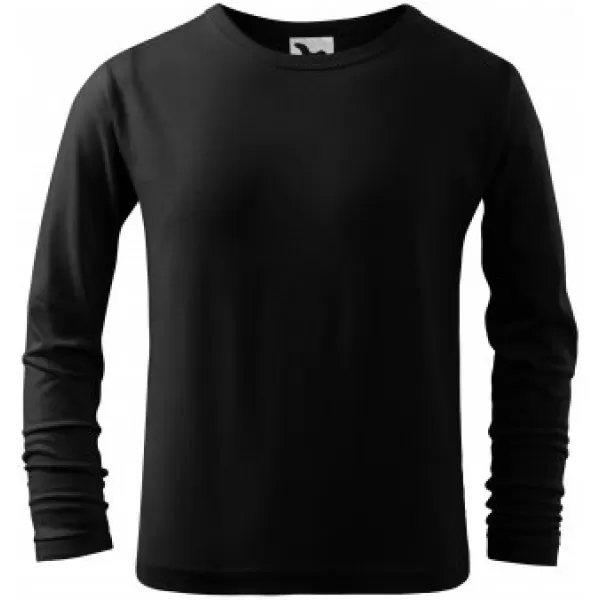  Otroška majica s kratkimi rokavi MALFINI FIT-T LS 121 ČRNA 