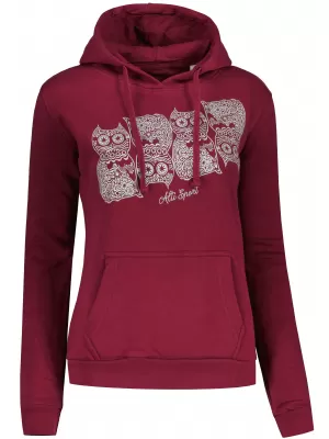 Ženski pulover ALTISPORT ALW005JN795 BORDO