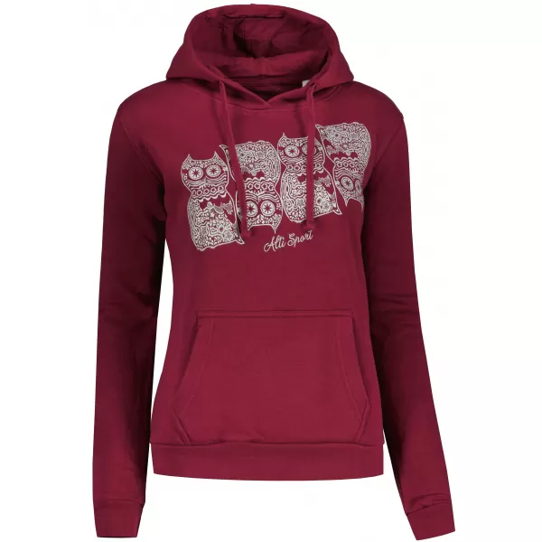  Ženski pulover ALTISPORT ALW005JN795 BORDO 