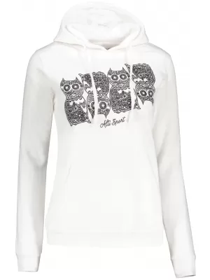 Ženski pulover ALTISPORT ALW005JN795 BELA