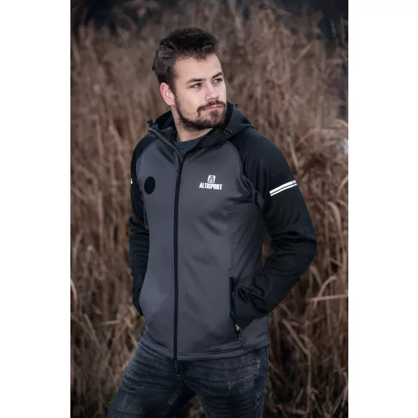  Moški športni pulover ALTISPORT PIUMAN TEMNO SIVA 