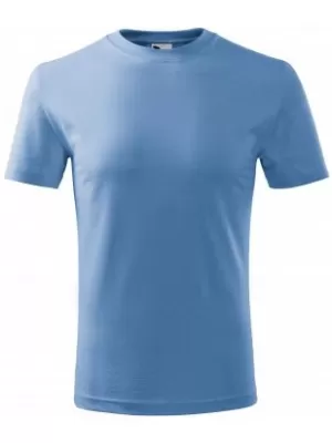 Otroška majica s kratkimi rokavi MALFINI CLASSIC NEW 135 NEBESNO MODRA