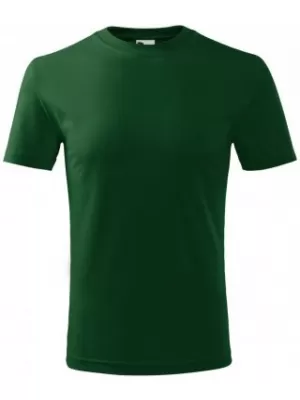 Otroška majica s kratkimi rokavi MALFINI CLASSIC NEW 135 STEKLENICA ZELENA