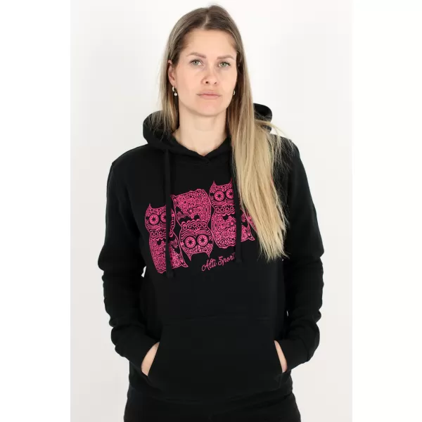  Ženski pulover ALTISPORT ALW005JN795 ČRNO ROZA 