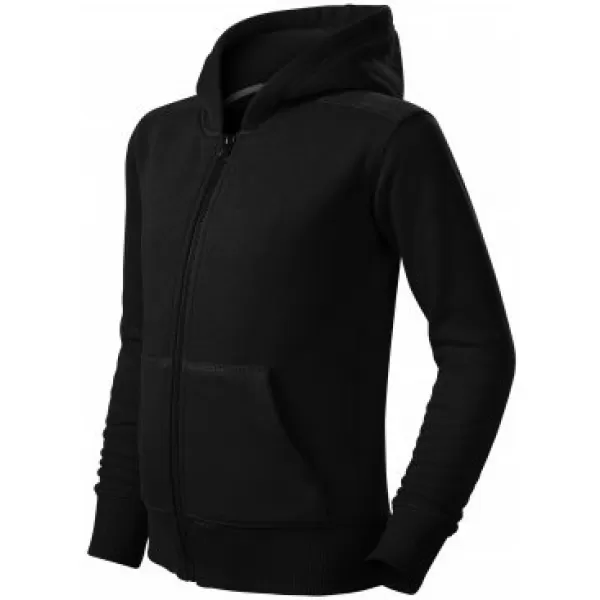  Otroški pulover MALFINI TRENDY ZIPPER 412 ČRNA 