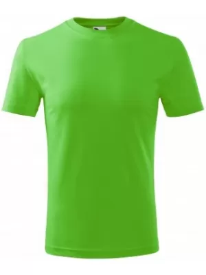 Otroška majica s kratkimi rokavi MALFINI CLASSIC NEW 135 JABOLČNO ZELENA