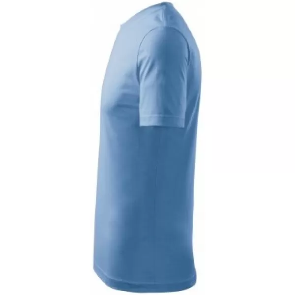  Otroška majica s kratkimi rokavi MALFINI CLASSIC NEW 135 NEBESNO MODRA 