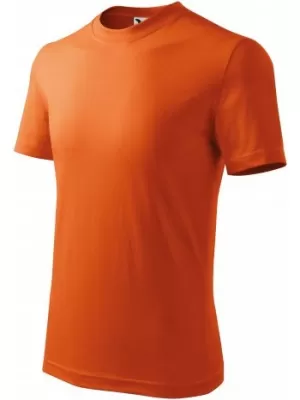 Otroška majica s kratkimi rokavi MALFINI BASIC 138 ORANŽNA